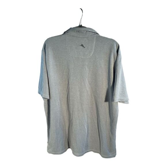 Tommy Bahama Men’s Gray Polo Shirt Short Sleeve Size XL - Picture 8 of 16